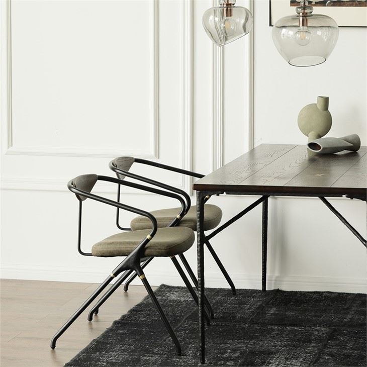 New Classic Boucle Dining Chair
